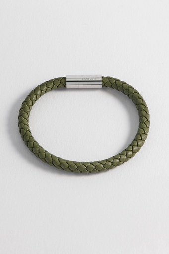 [BLB6360] Khaki Leather Cord Bracelet