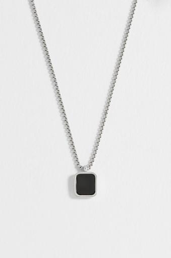 [BLN6362] Black Onyx Gemstone Necklace