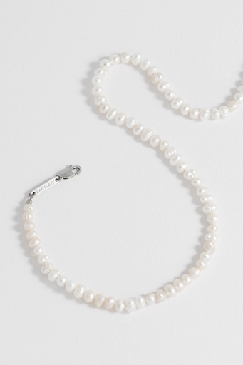 [BLN6365] Plain Pearl Necklace