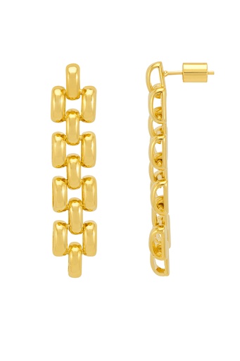 [EBE6443G] Heirloom Drop Earrings - Gold Plated