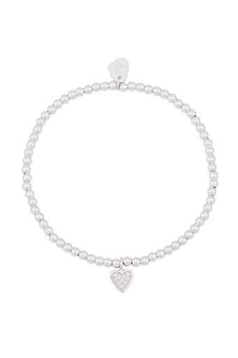 [EBB6506S] Pave Heart Sienna Bracelet