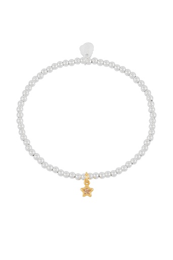 [EBB6518G] Cz Star Sienna Bracelet - Gold Plated