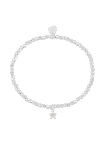 [EBB6519S] CZ Star Sienna Bracelet - Silver Plated