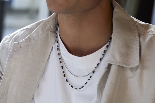 [BLN6788S] Fine Curb Chain Necklace