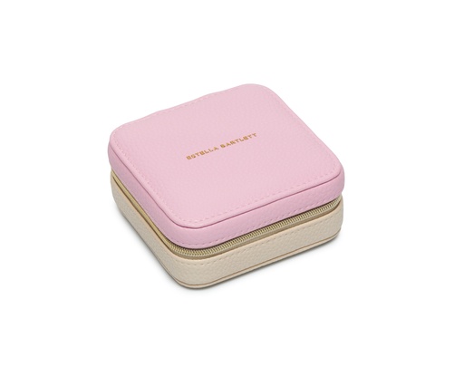 [EBP6676] Square Jewellery Box - Pink/Cream