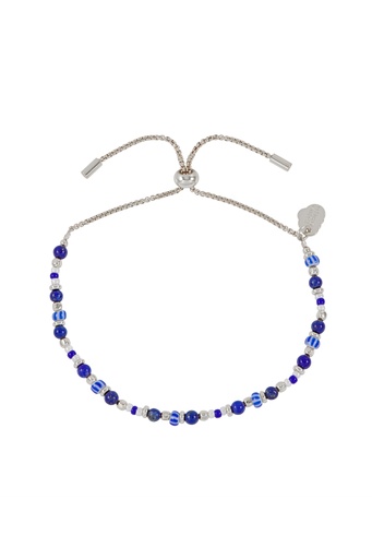 [EBB6624S] BLUE MIXED GLASS AMELIA BRACELET