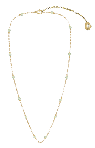 [EBN6824G] PREHNITE PAPERLINK NECKLACE