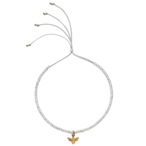 [EB1183C] Laila Bee Bracelet - Silver Plated