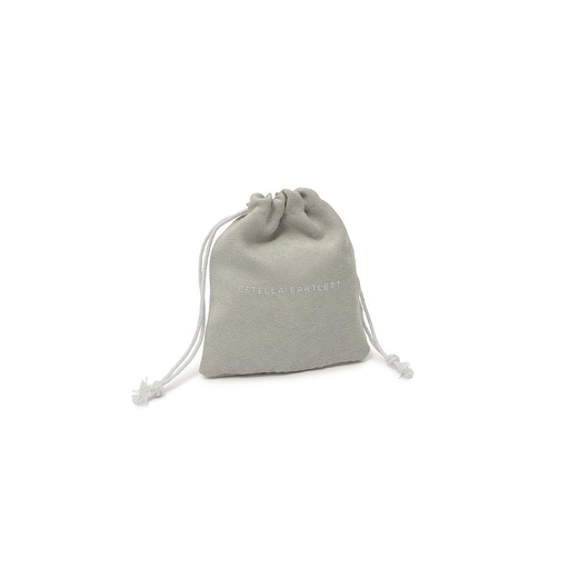 [PECB3830] Grey Drawstring Pouch (95Mm X 110Mm)