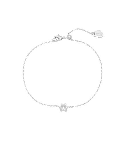 [EBB5606S] Paw Bracelet - Silver Plated