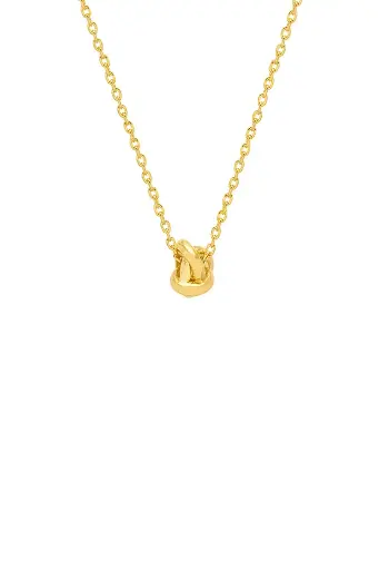 [EBN5626G] Knot Necklace - Gold Plated