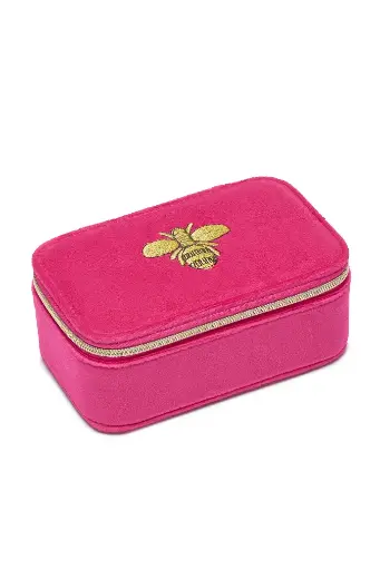 [EBP5749] Bee Embroidery MJB - Hot Pink