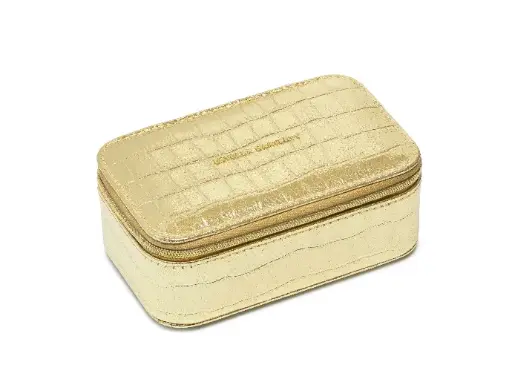 [EBP5750] Mini Jewellery Box - Gold Croc