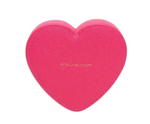 [EBP5754] Heart Shape Jewellery Box - Hot Pink