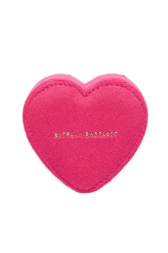 [EBP5756] Mini Heart Shape Jewellery Box - Hot Pink Velvet